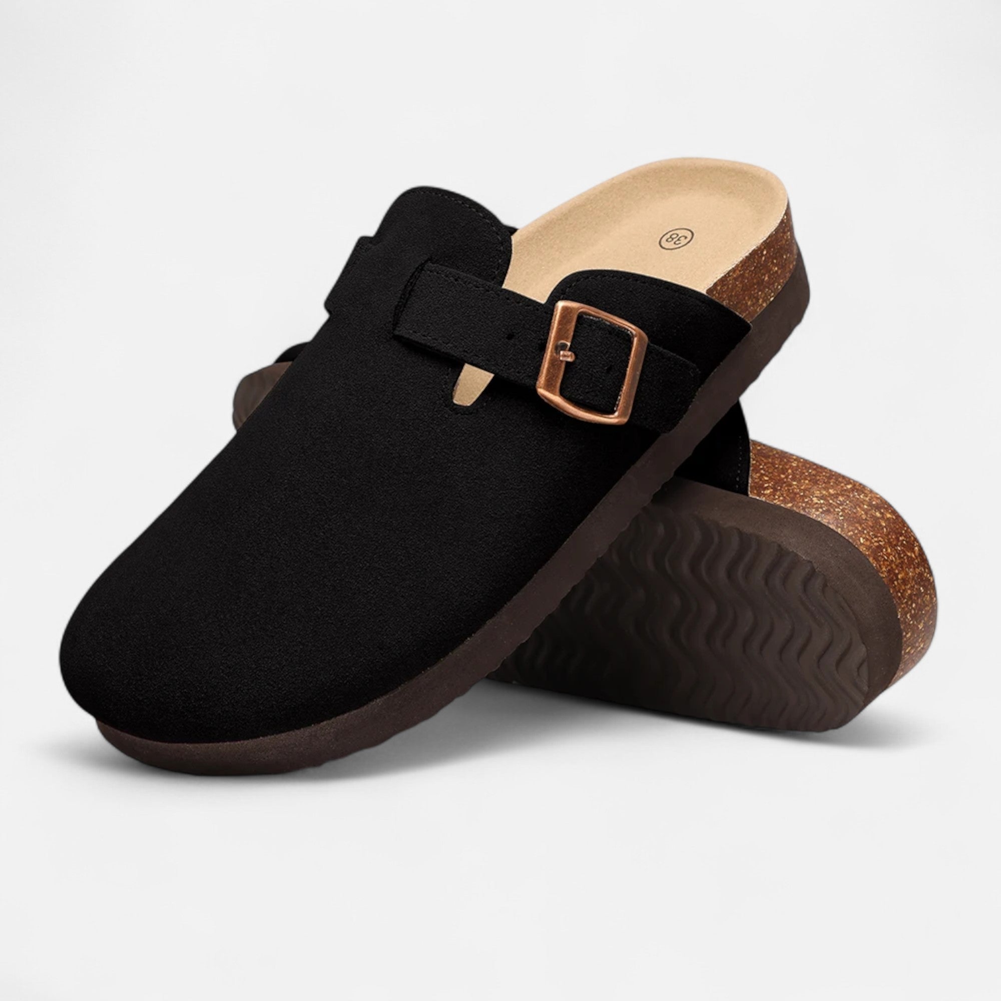 Loranziomode | Mules Femme Daim Liège Classiques