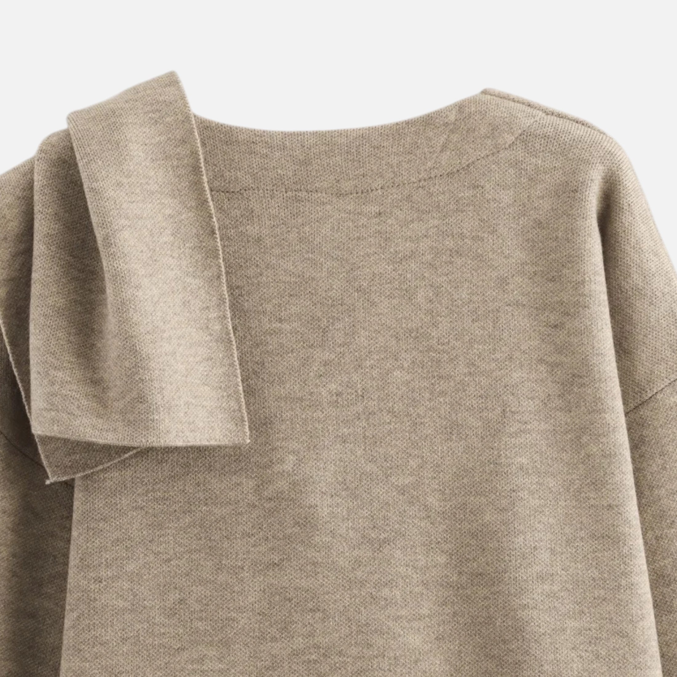 Loranziomode | Pull Manteau Femme Asymétrique Élégant