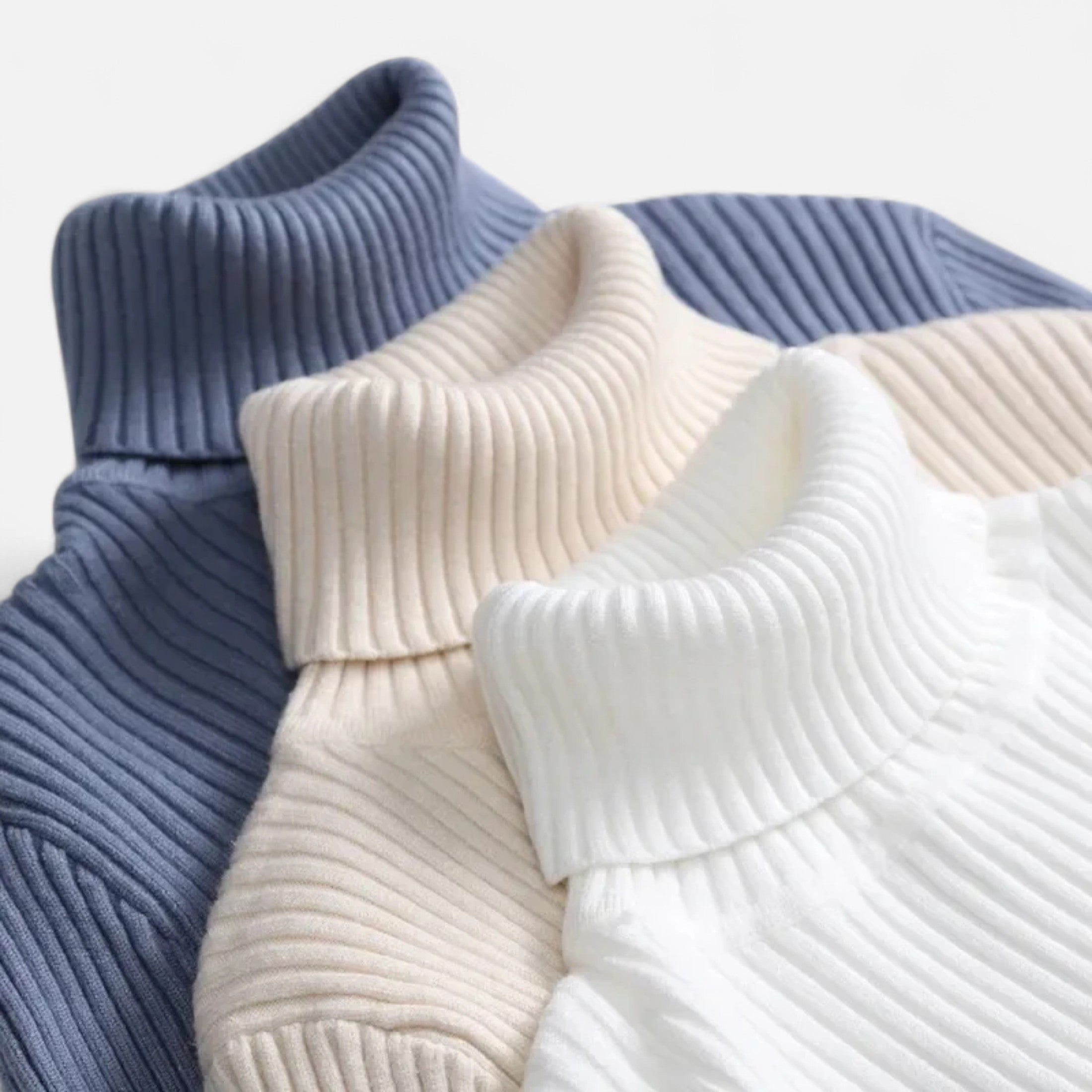 Loranziomode | Pull Femme Col Roulé Maille Fine