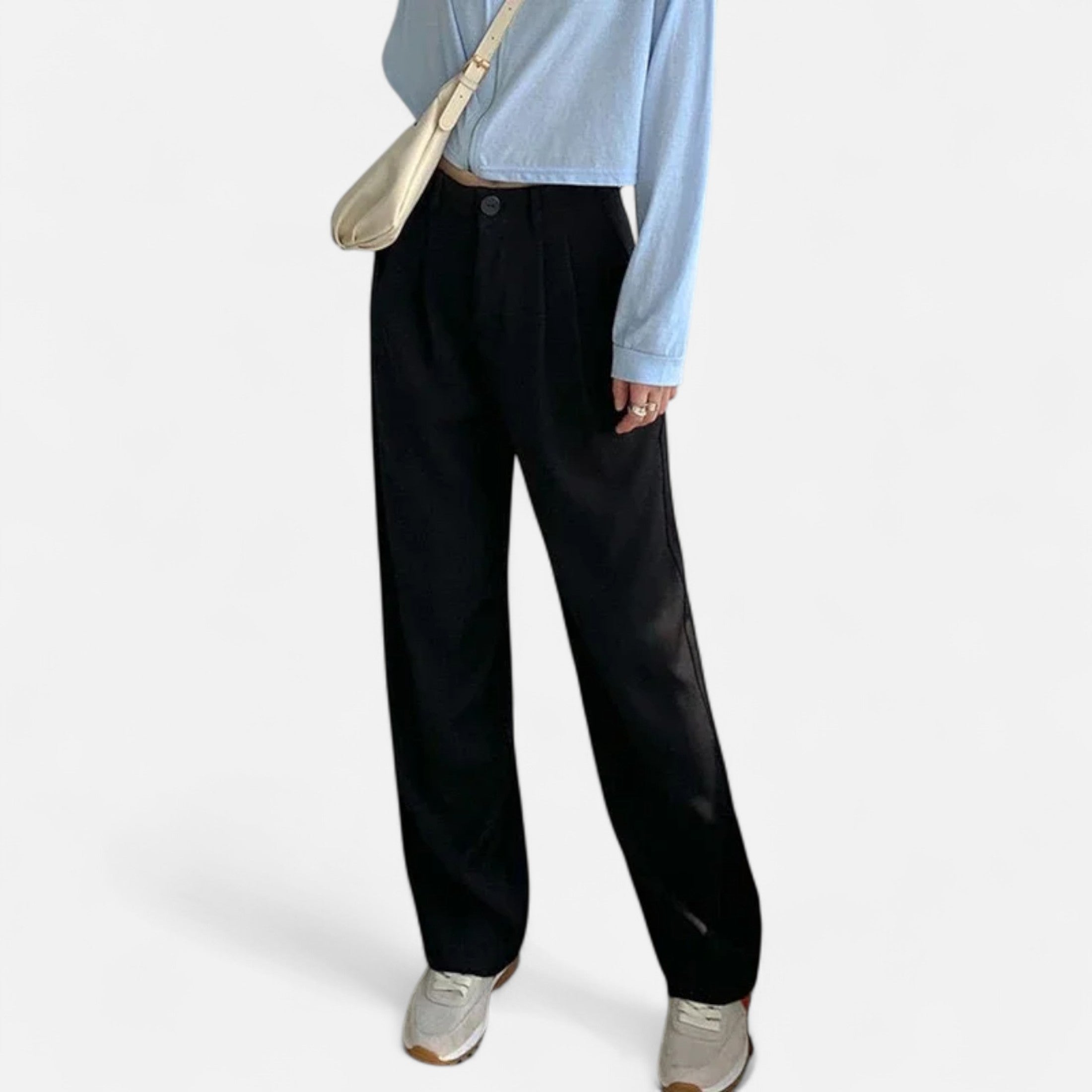 Loranziomode | Pantalon Femme Taille Haute Élégance Classique