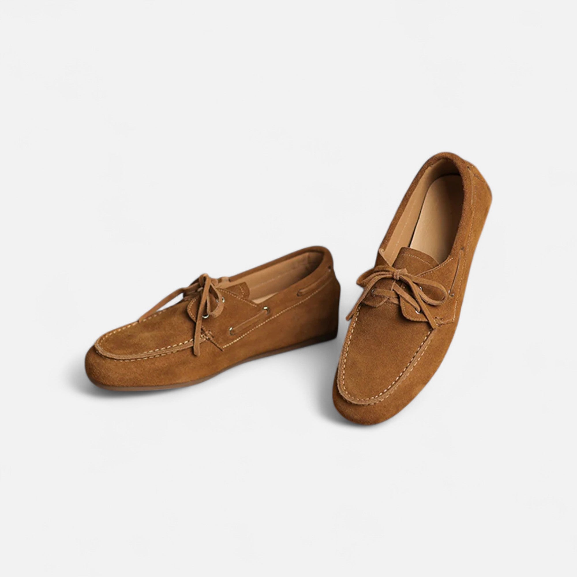 Loranziomode | Mocassins Femme Daim Élégance Classique