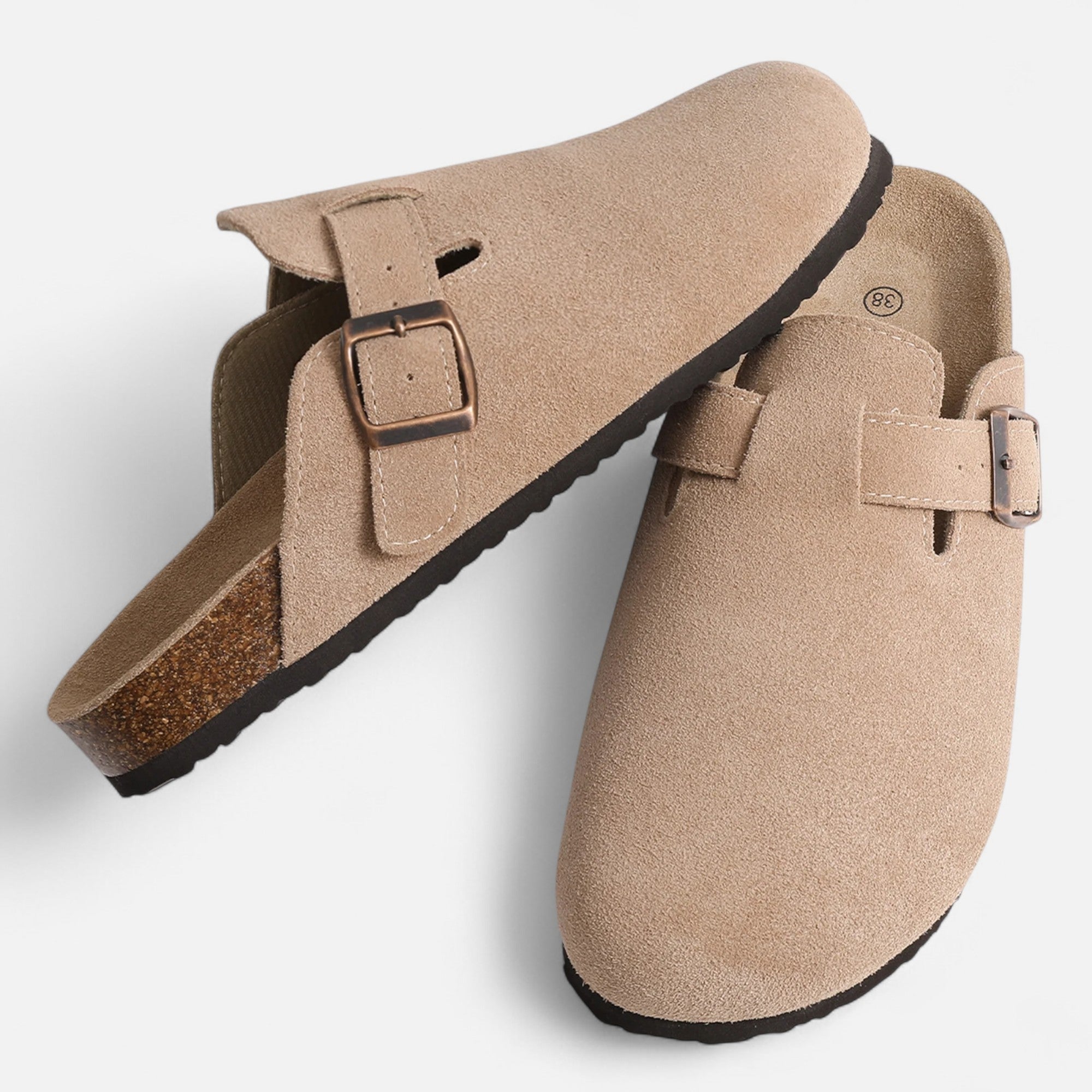 Loranziomode | Mules Femme Daim Liège Classiques