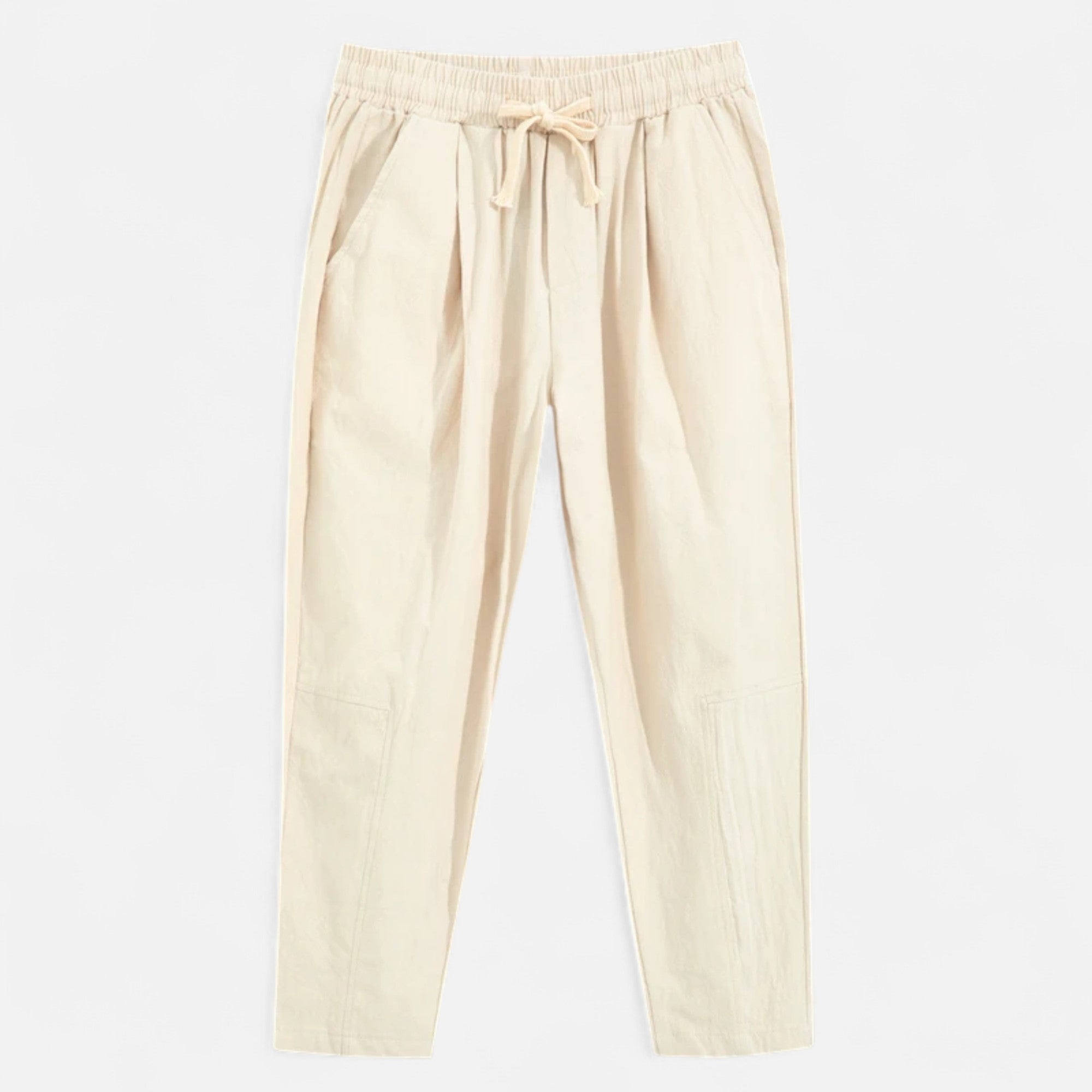 Loranziomode | Pantalon Homme Coton Droit Décontracté