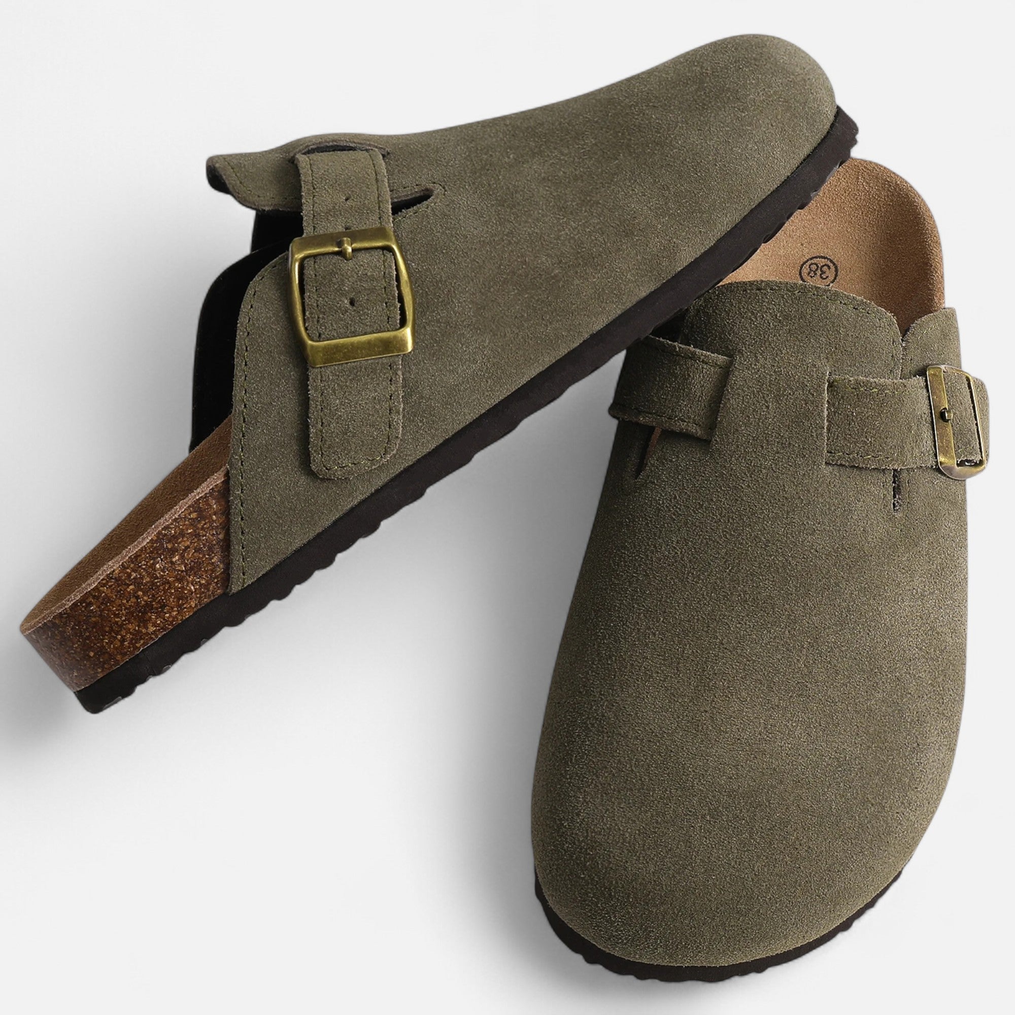 Loranziomode | Mules Femme Daim Liège Classiques