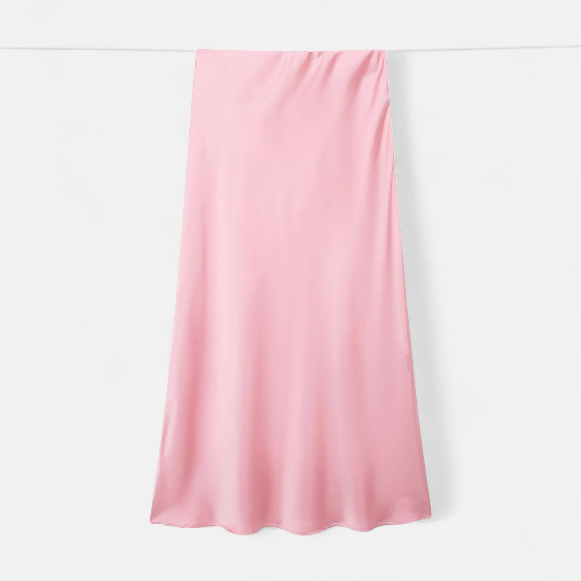 Loranziomode | Jupe Midi Femme Satin Intemporelle
