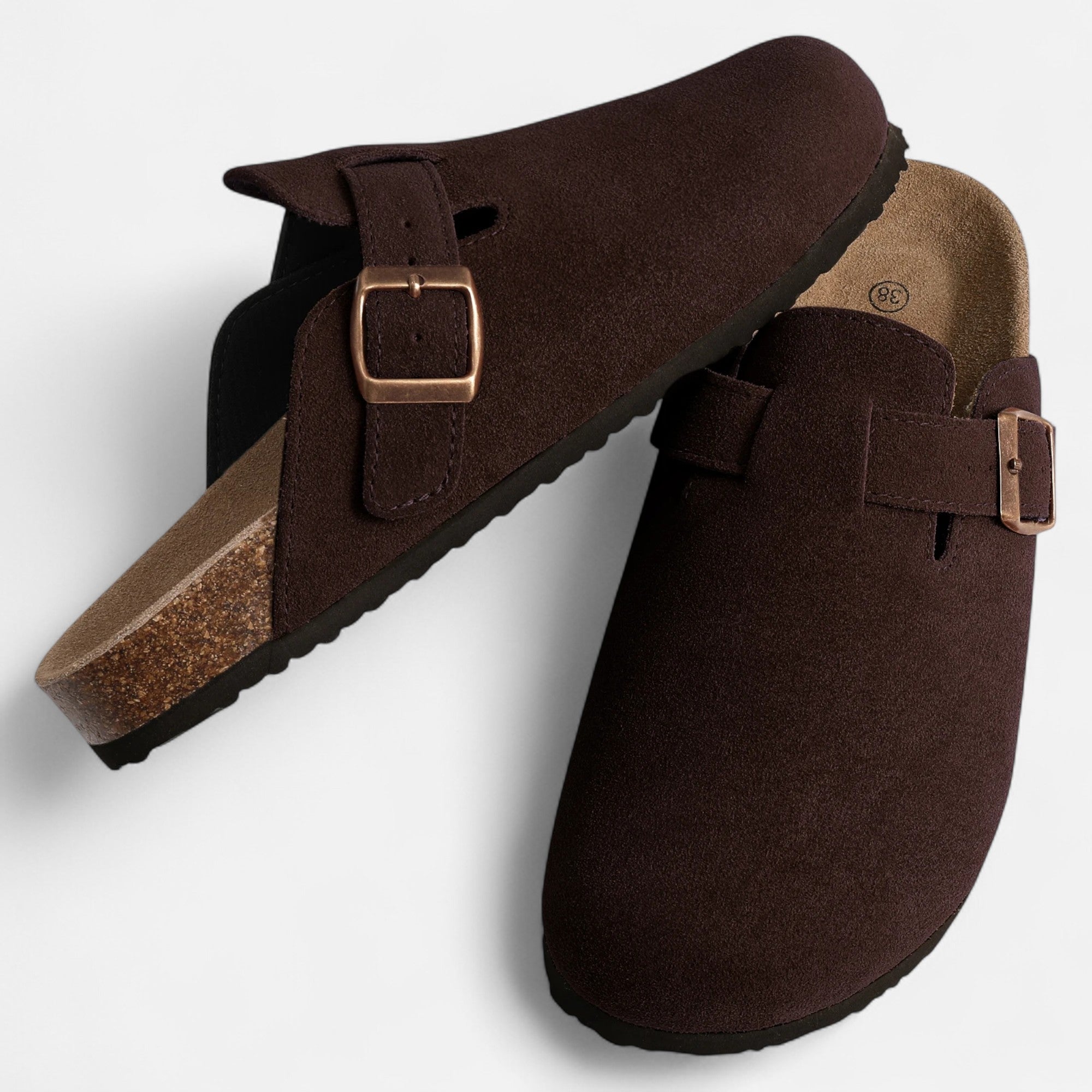 Loranziomode | Mules Femme Daim Liège Classiques