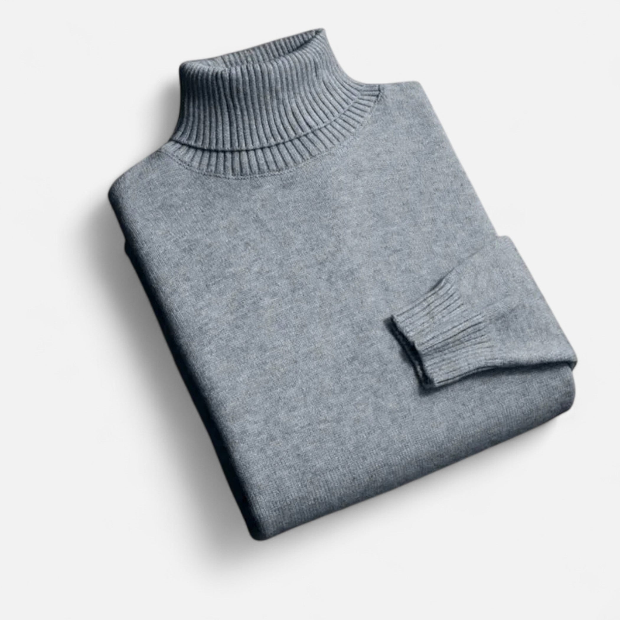 Loranziomode | Pull Homme Col Haut Maille Classique
