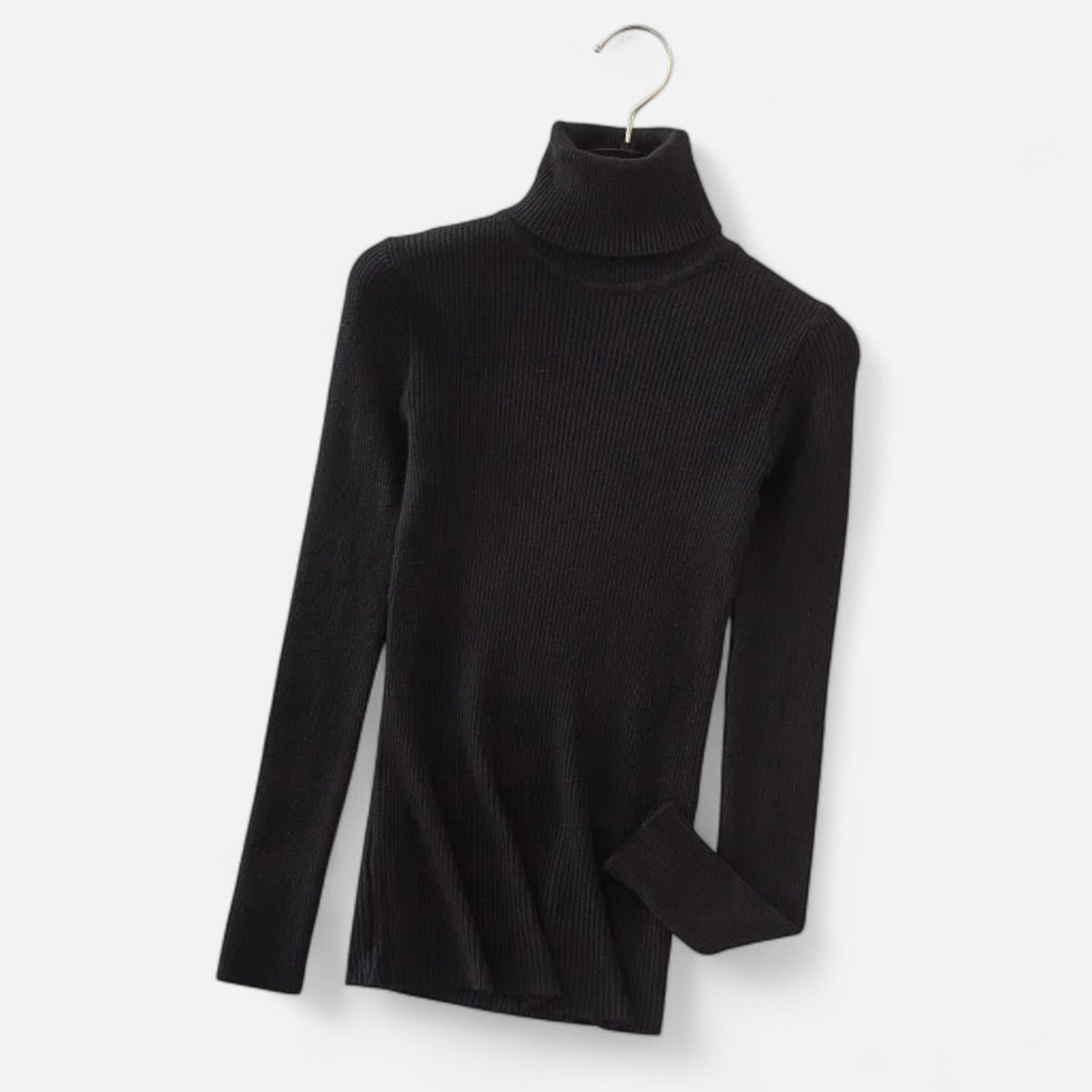 Loranziomode | Pull Femme Col Roulé Maille Fine