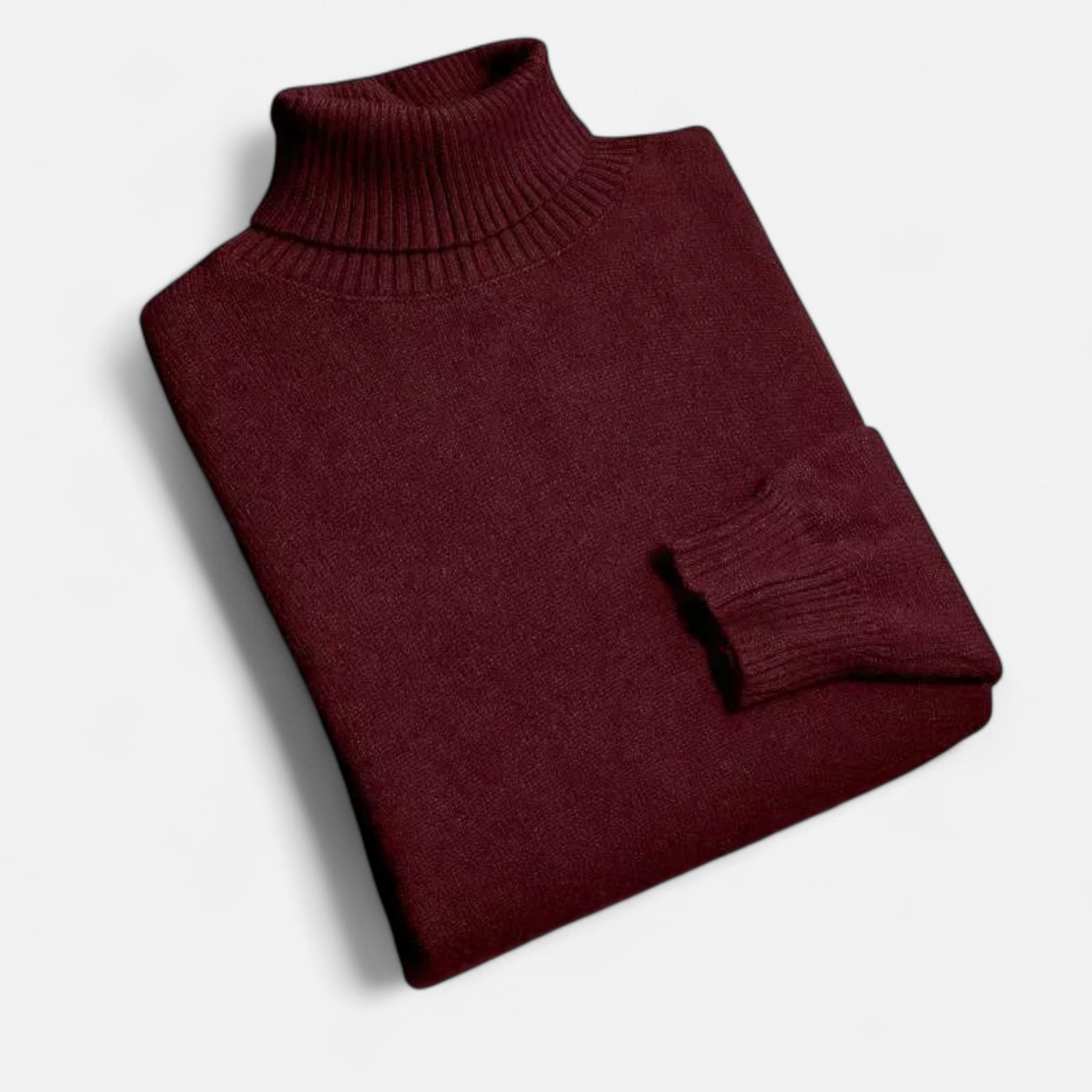 Loranziomode | Pull Homme Col Haut Maille Classique