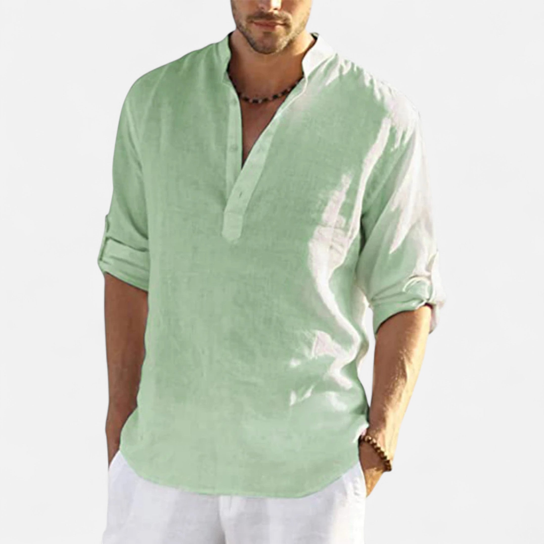 Loranziomode | Chemise Homme Lin Coton Héritage
