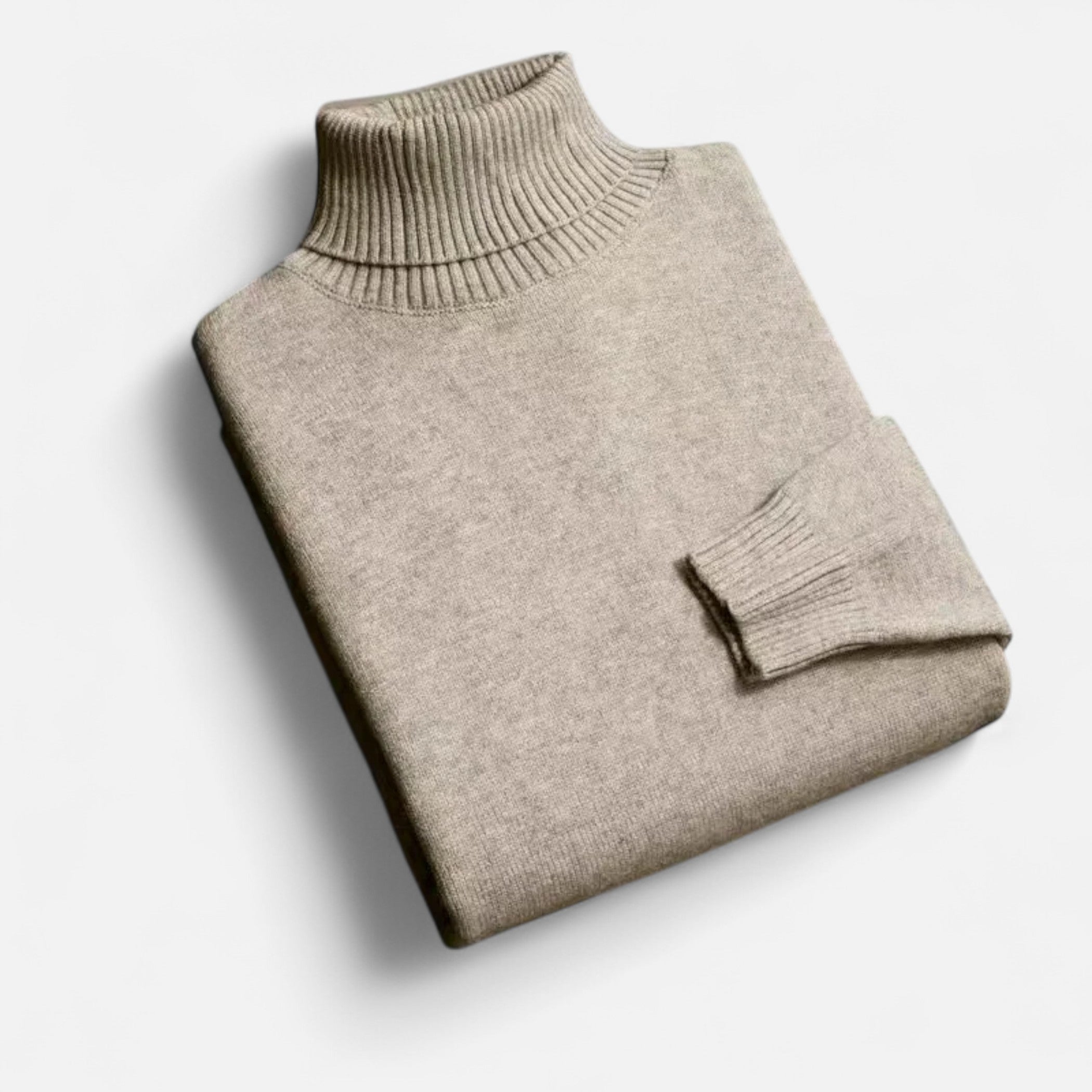 Loranziomode | Pull Homme Col Haut Maille Classique