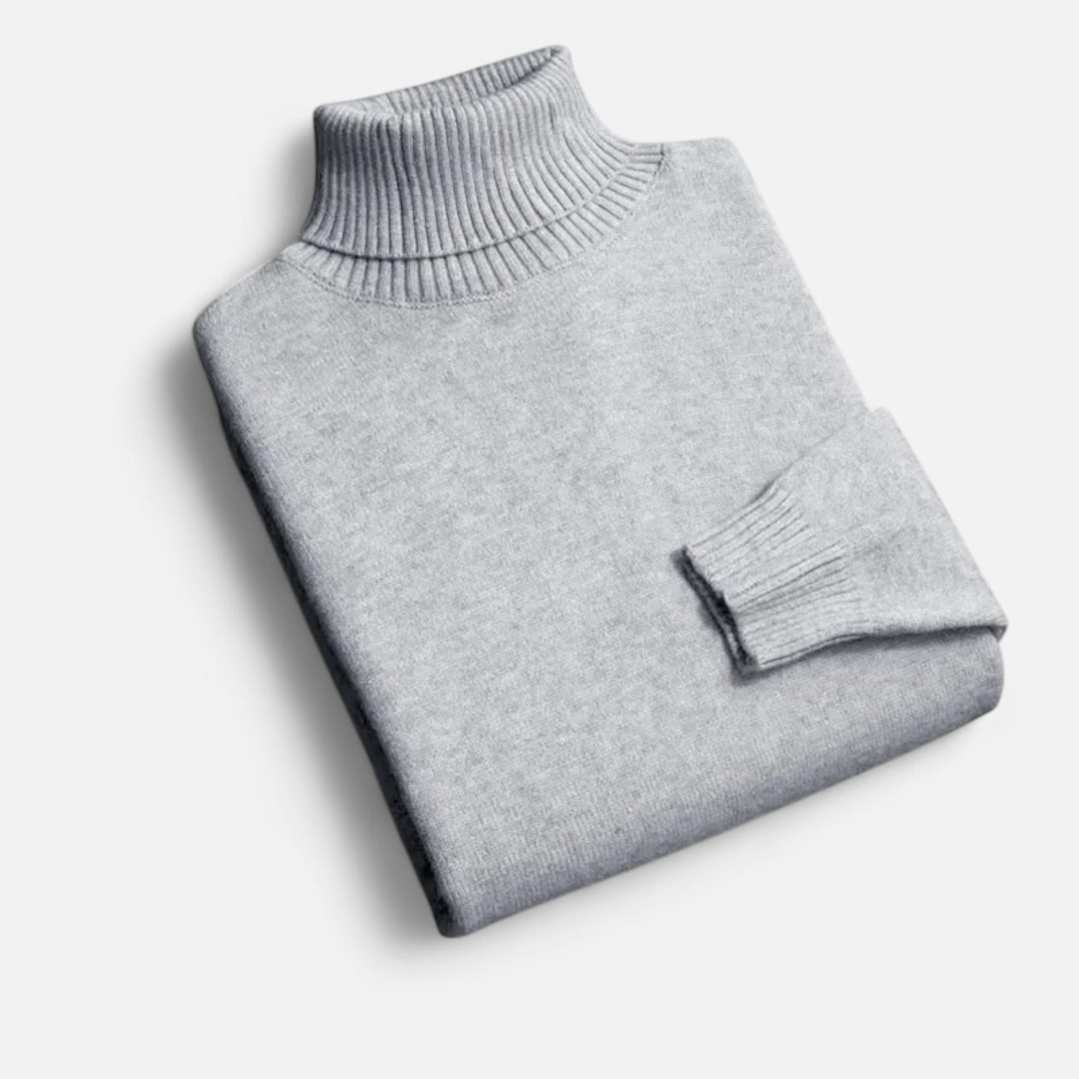 Loranziomode | Pull Homme Col Haut Maille Classique