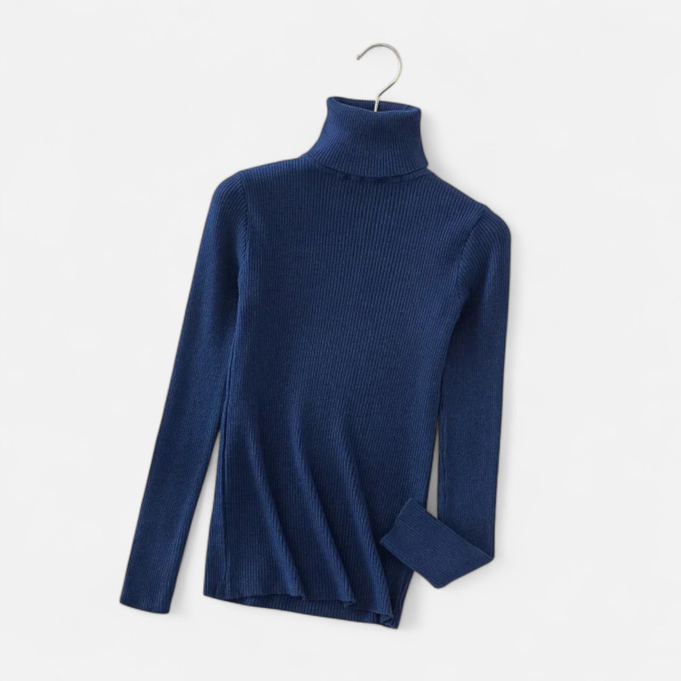 Loranziomode | Pull Femme Col Roulé Maille Fine