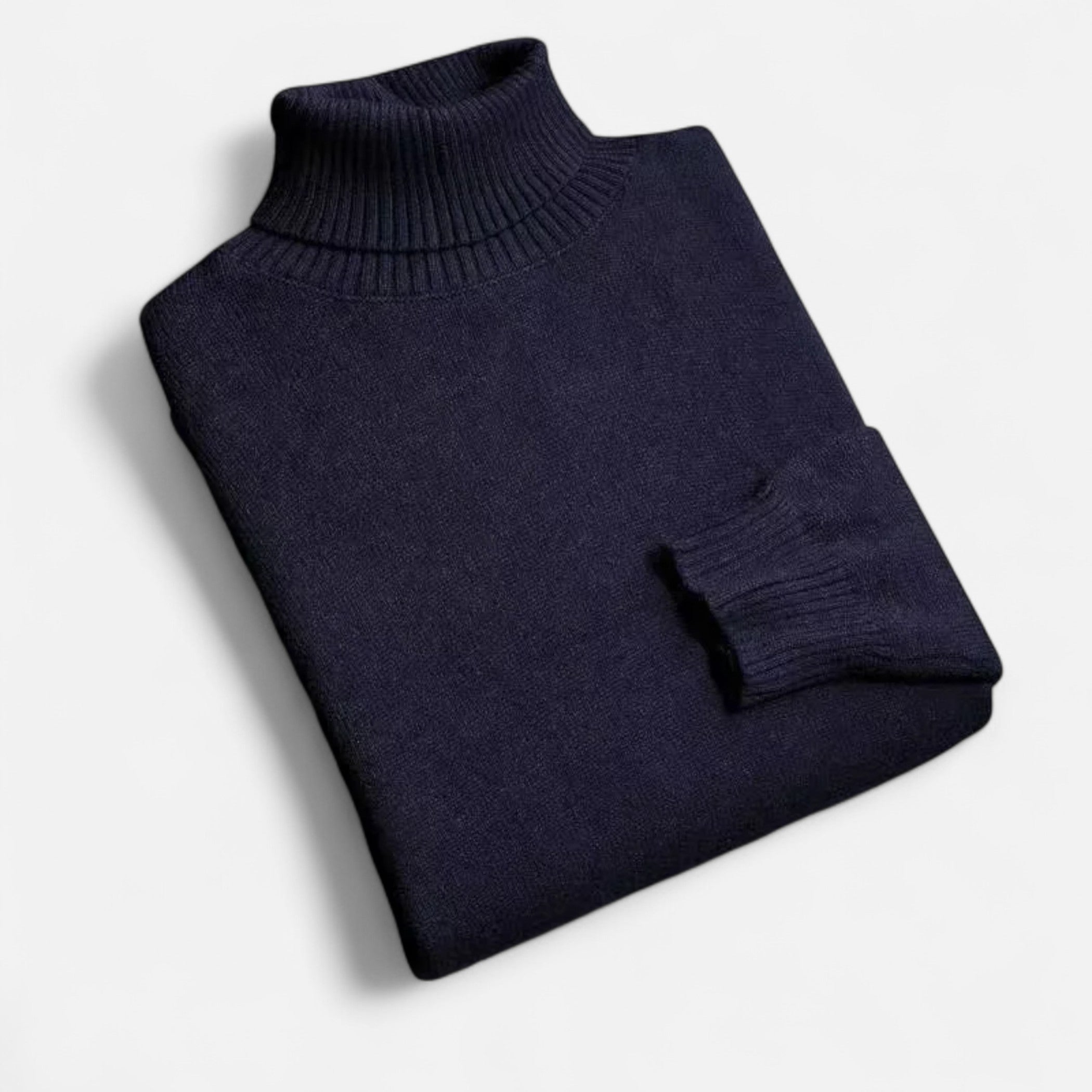 Loranziomode | Pull Homme Col Haut Maille Classique