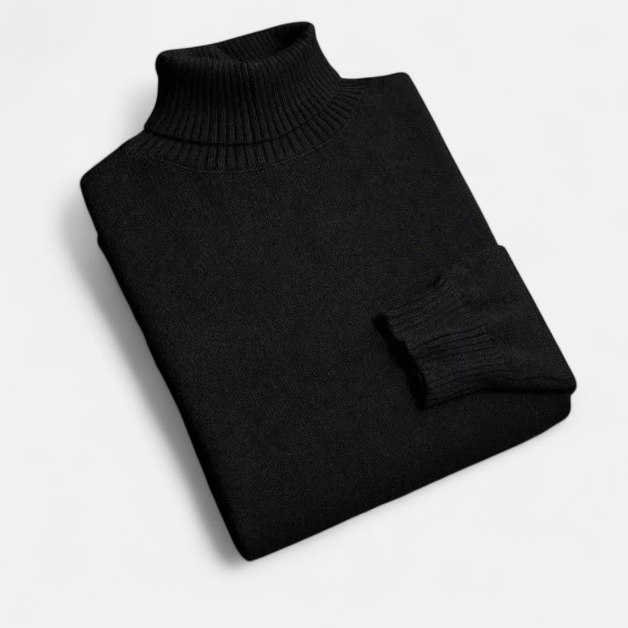 Loranziomode | Pull Homme Col Haut Maille Classique