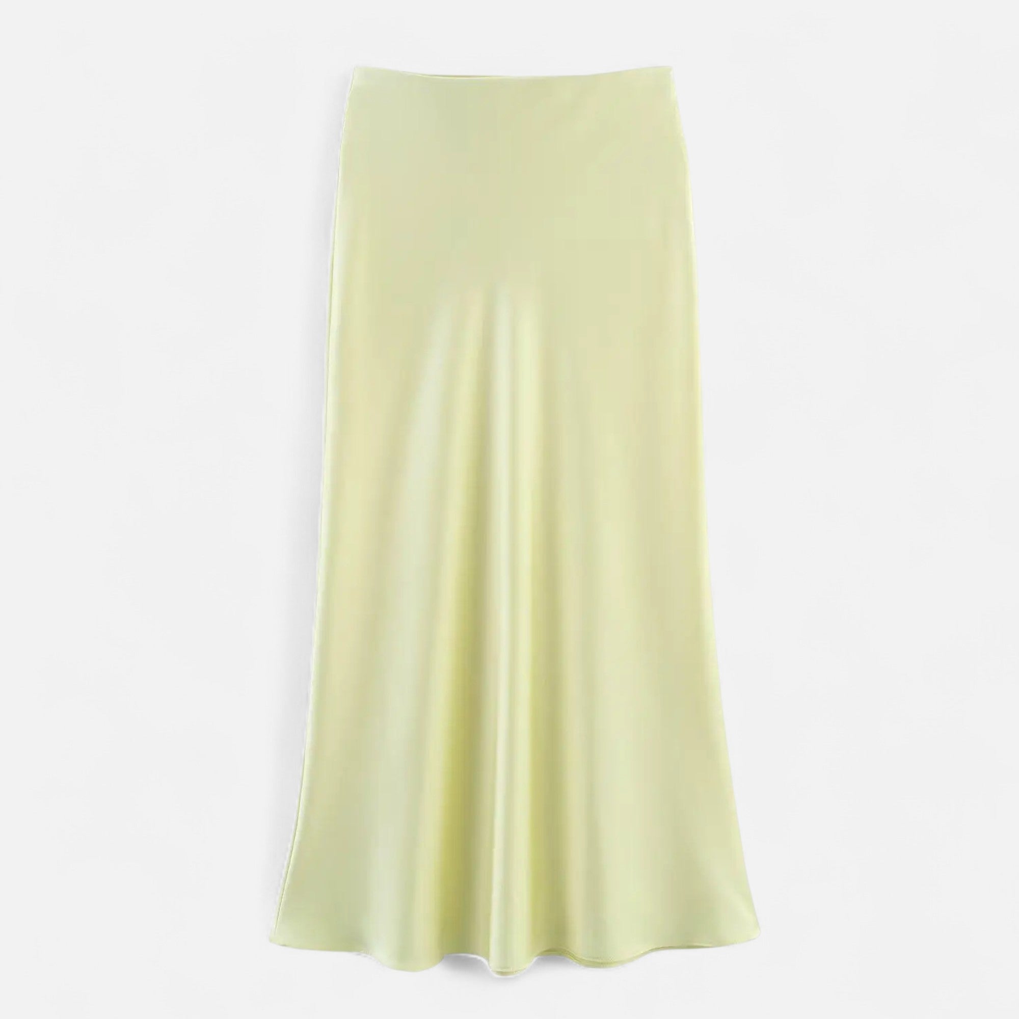Loranziomode | Jupe Midi Femme Satin Intemporelle