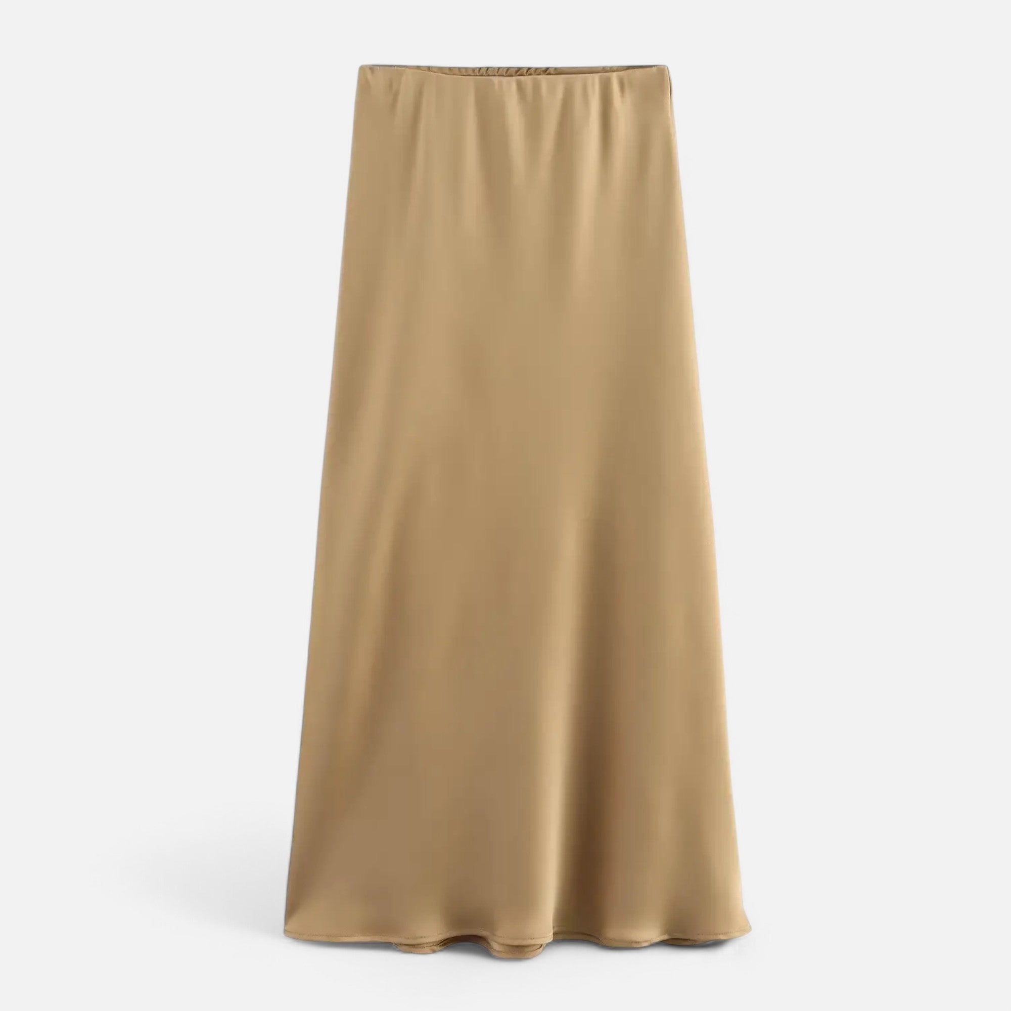 Loranziomode | Jupe Midi Femme Satin Intemporelle