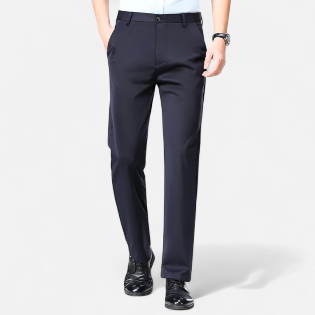 Loranziomode | Pantalon Homme Droit Business Élégance