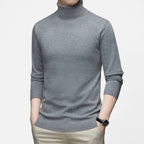 Loranziomode | Pull Homme Col Haut Maille Classique