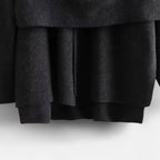 Loranziomode | Pull Manteau Femme Asymétrique Élégant
