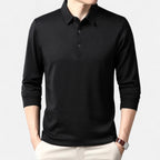 Loranziomode | Polo Homme Manches Longues Business Casual