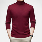 Loranziomode | Pull Homme Col Haut Maille Classique