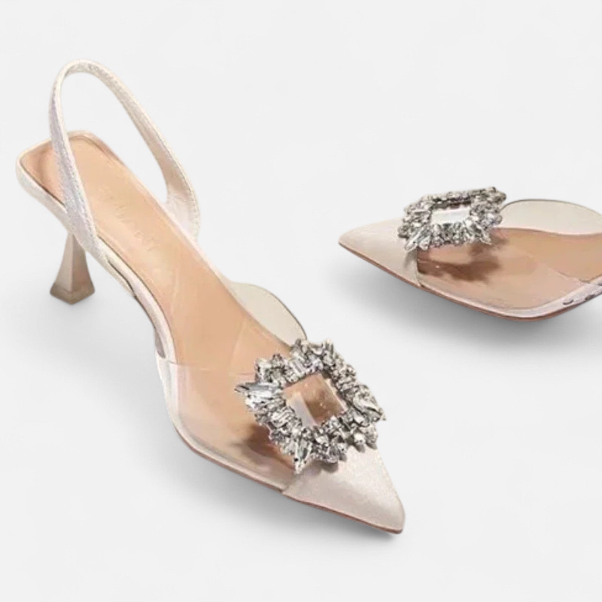 Loranziomode | Escarpins Femme Cristal Bout Pointu Élégants