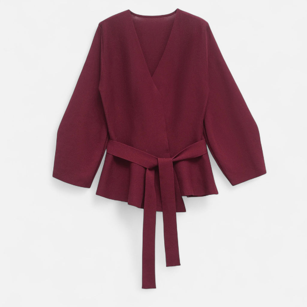 Loranziomode | Pull Femme Maille Ceinturé Élégant