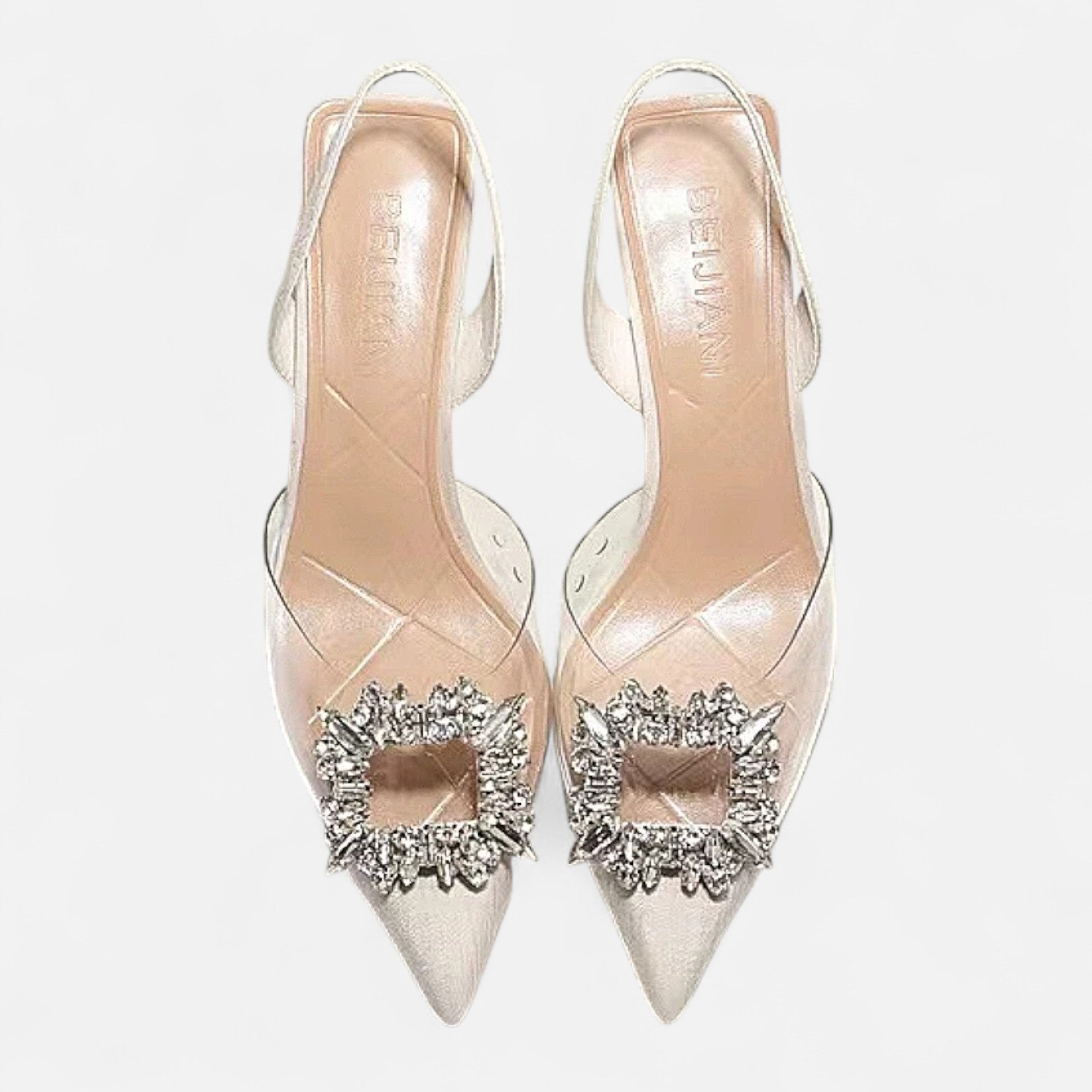 Loranziomode | Escarpins Femme Cristal Bout Pointu Élégants