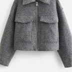 Loranziomode | Veste Femme Courte Tweed Élégance