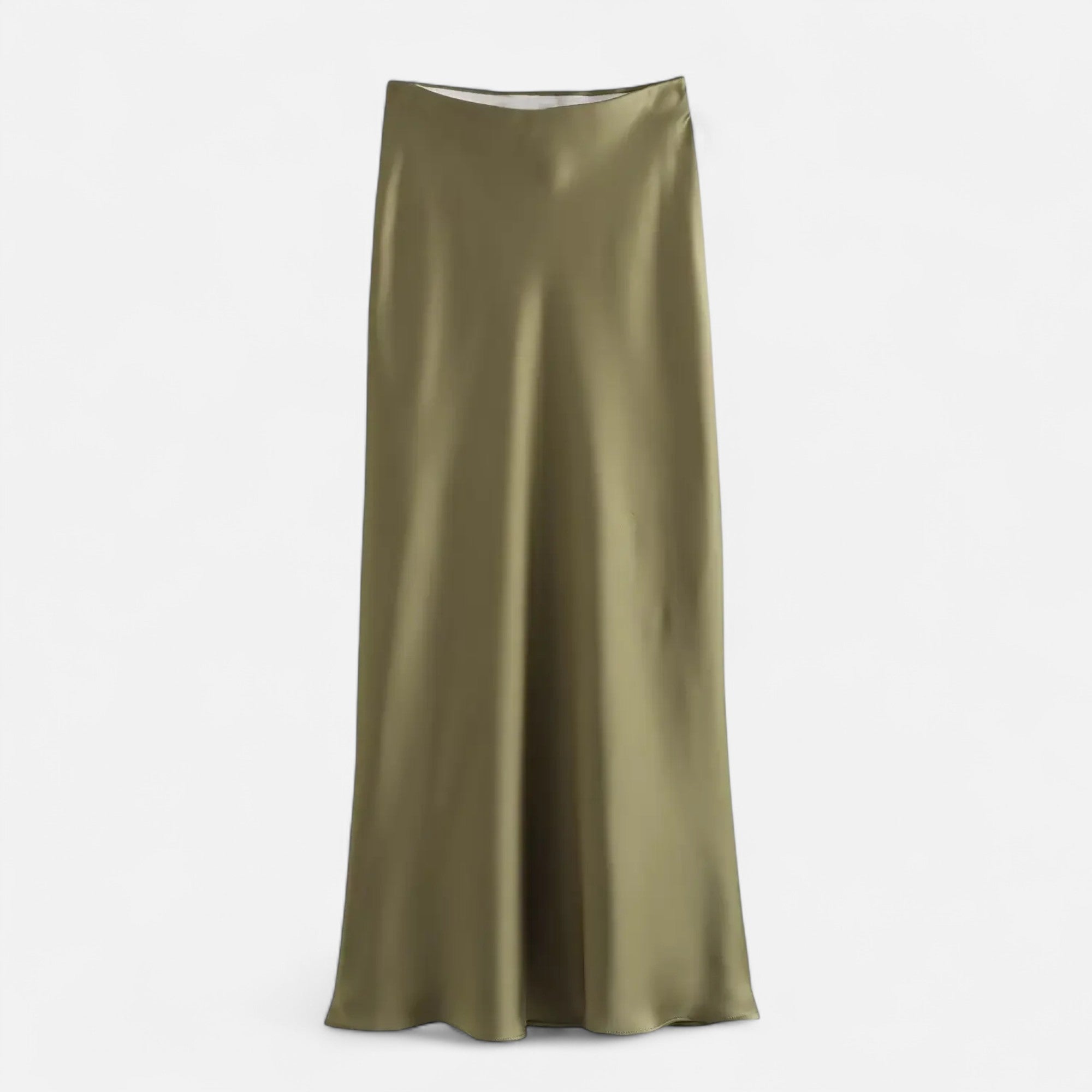 Loranziomode | Jupe Midi Femme Satin Intemporelle