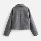 Loranziomode | Veste Femme Courte Tweed Élégance