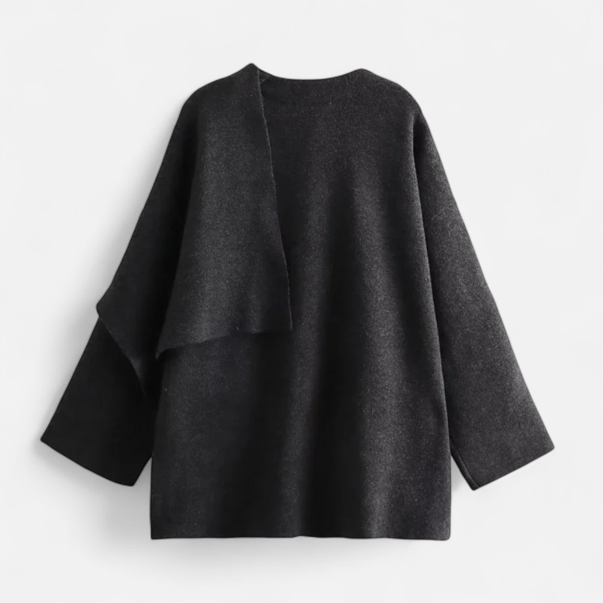 Loranziomode | Pull Manteau Femme Asymétrique Élégant