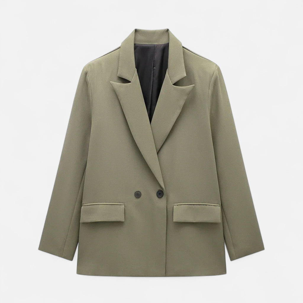 Loranziomode | Blazer Femme Double Boutonnage Élégant