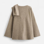 Loranziomode | Pull Manteau Femme Asymétrique Élégant