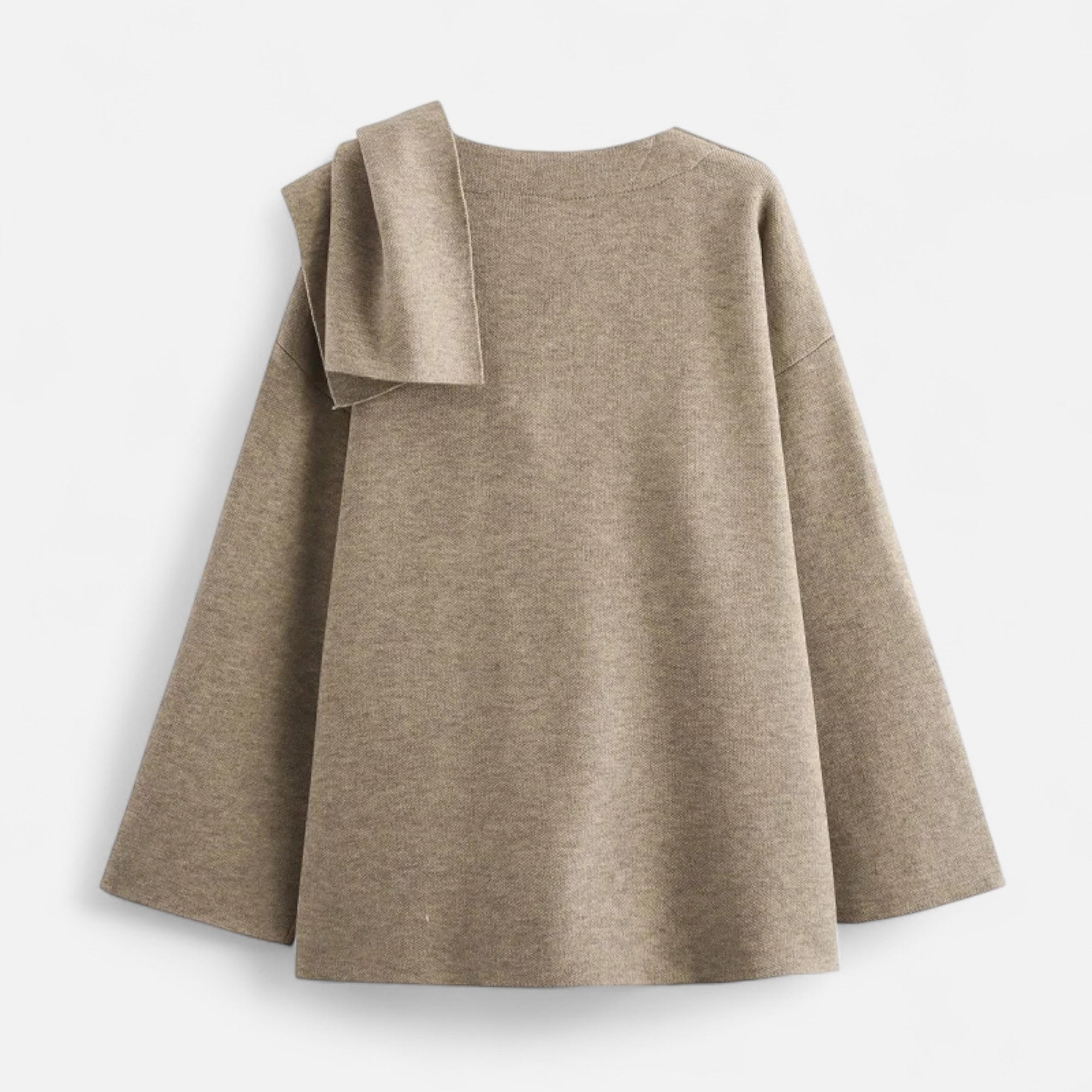 Loranziomode | Pull Manteau Femme Asymétrique Élégant