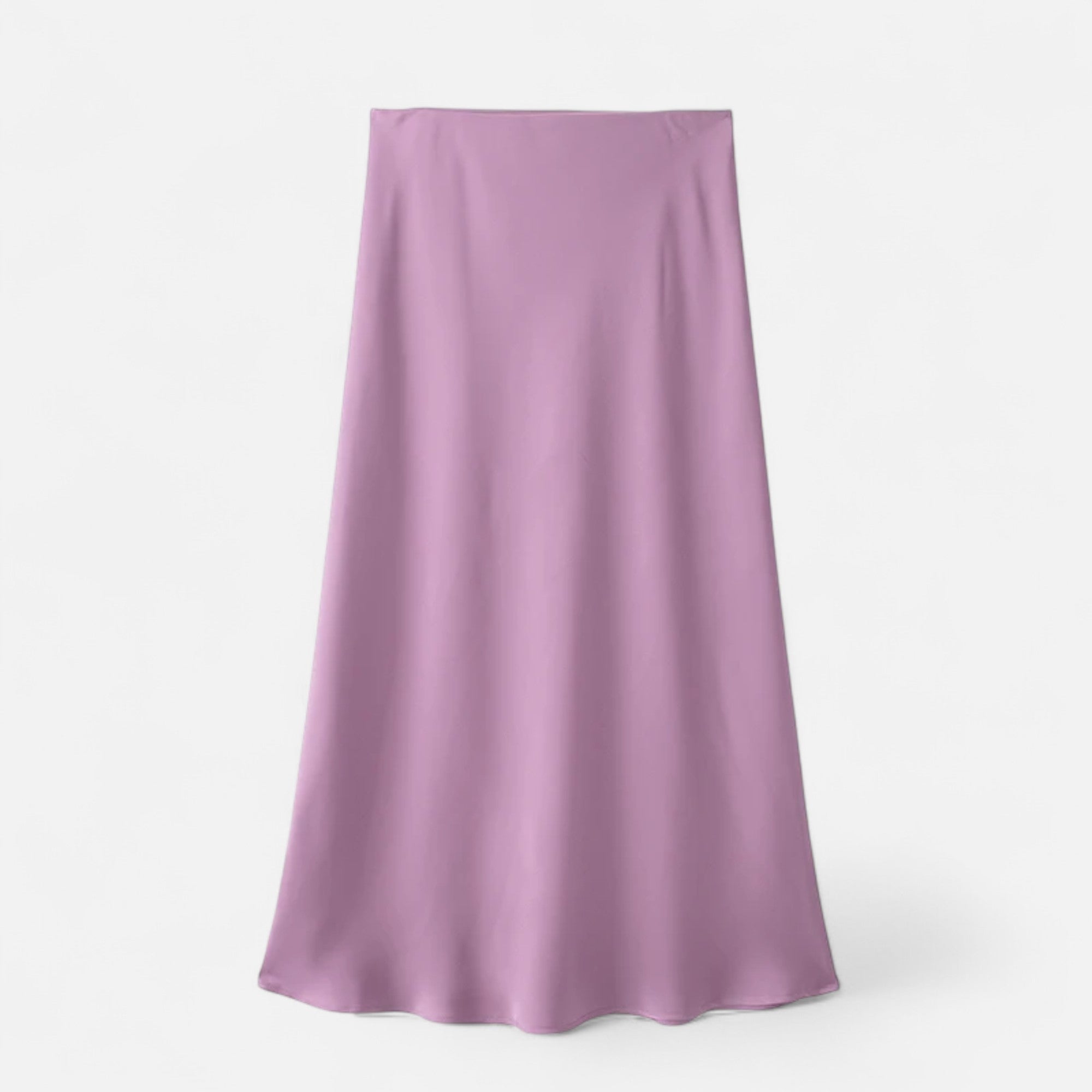 Loranziomode | Jupe Midi Femme Satin Intemporelle