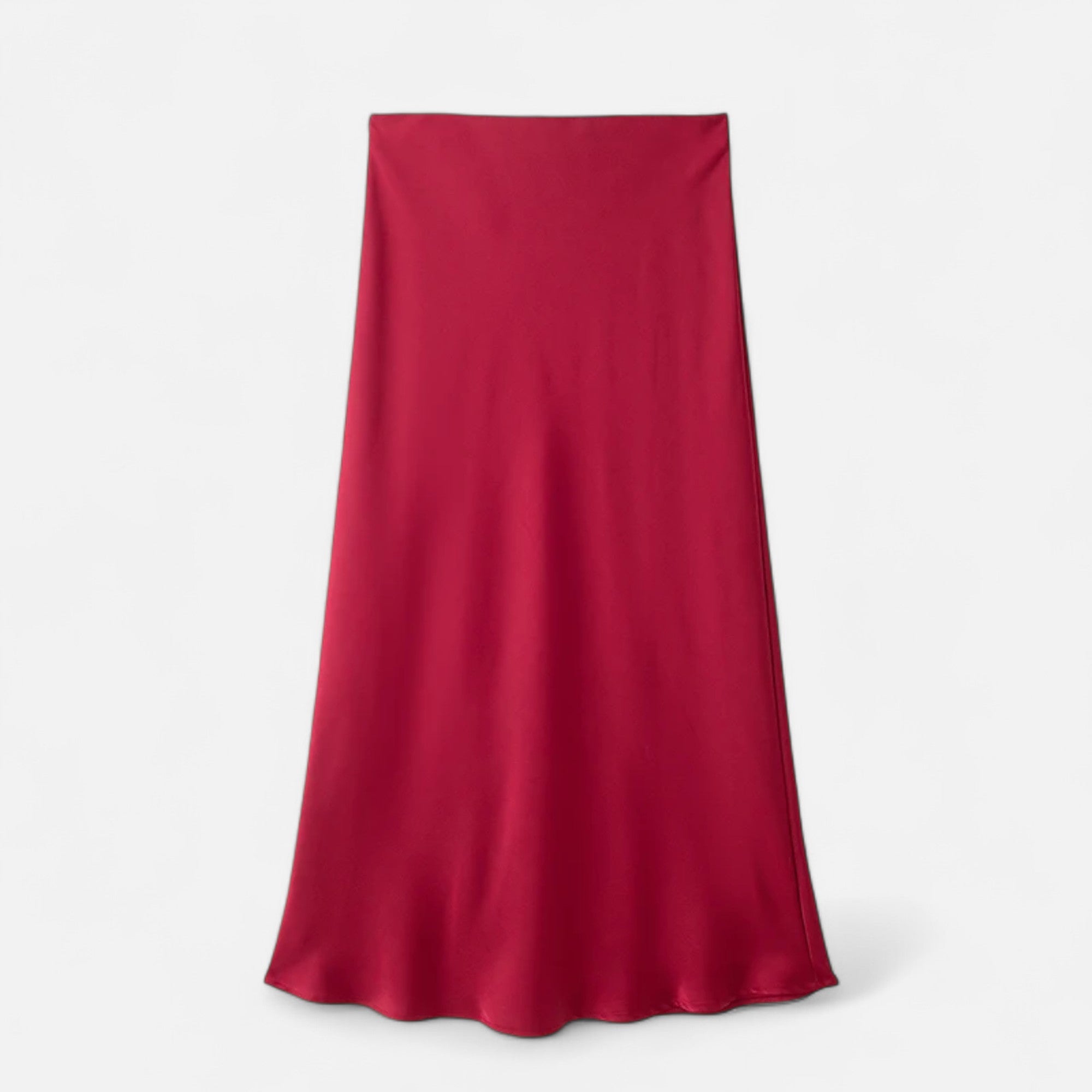 Loranziomode | Jupe Midi Femme Satin Intemporelle