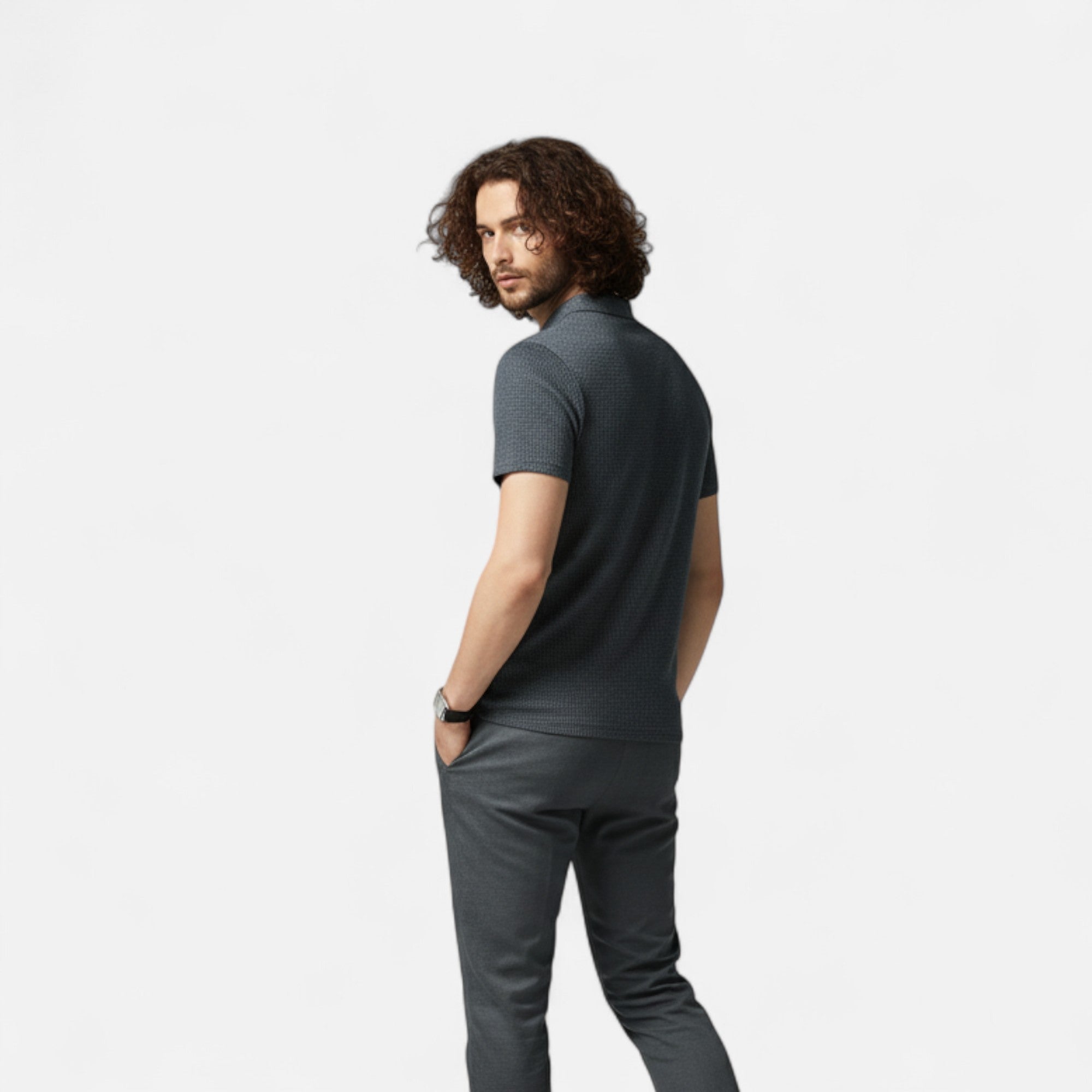 Loranziomode | Polo Homme Manches Courtes Élégance Moderne
