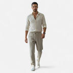 Loranziomode | Pantalon Homme Lin Coton Riviera