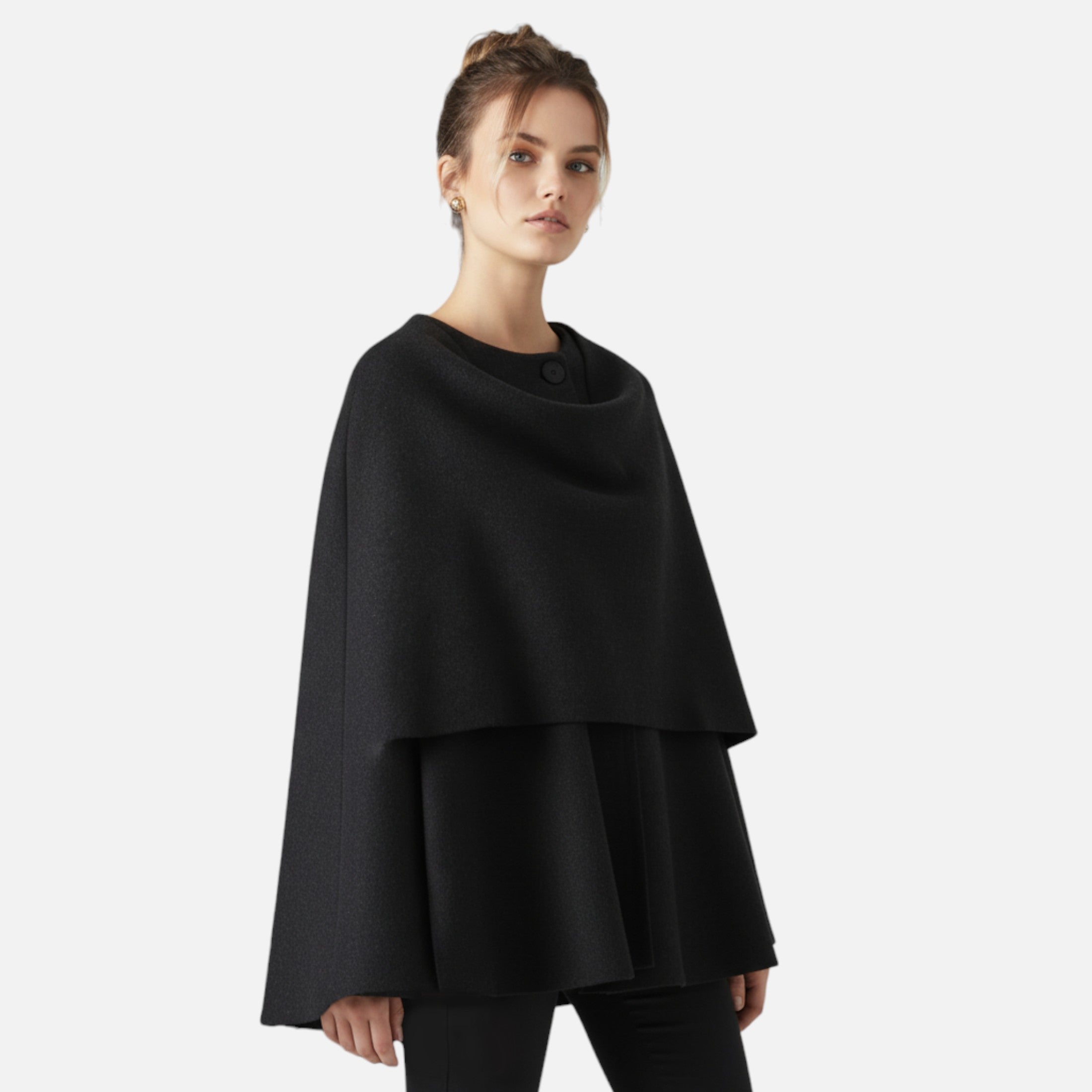 Loranziomode | Pull Manteau Femme Asymétrique Élégant