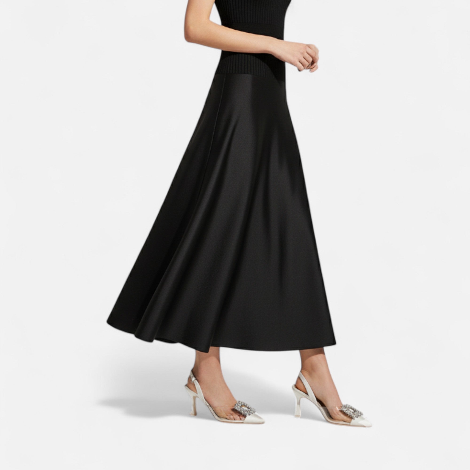 Loranziomode | Escarpins Femme Cristal Bout Pointu Élégants