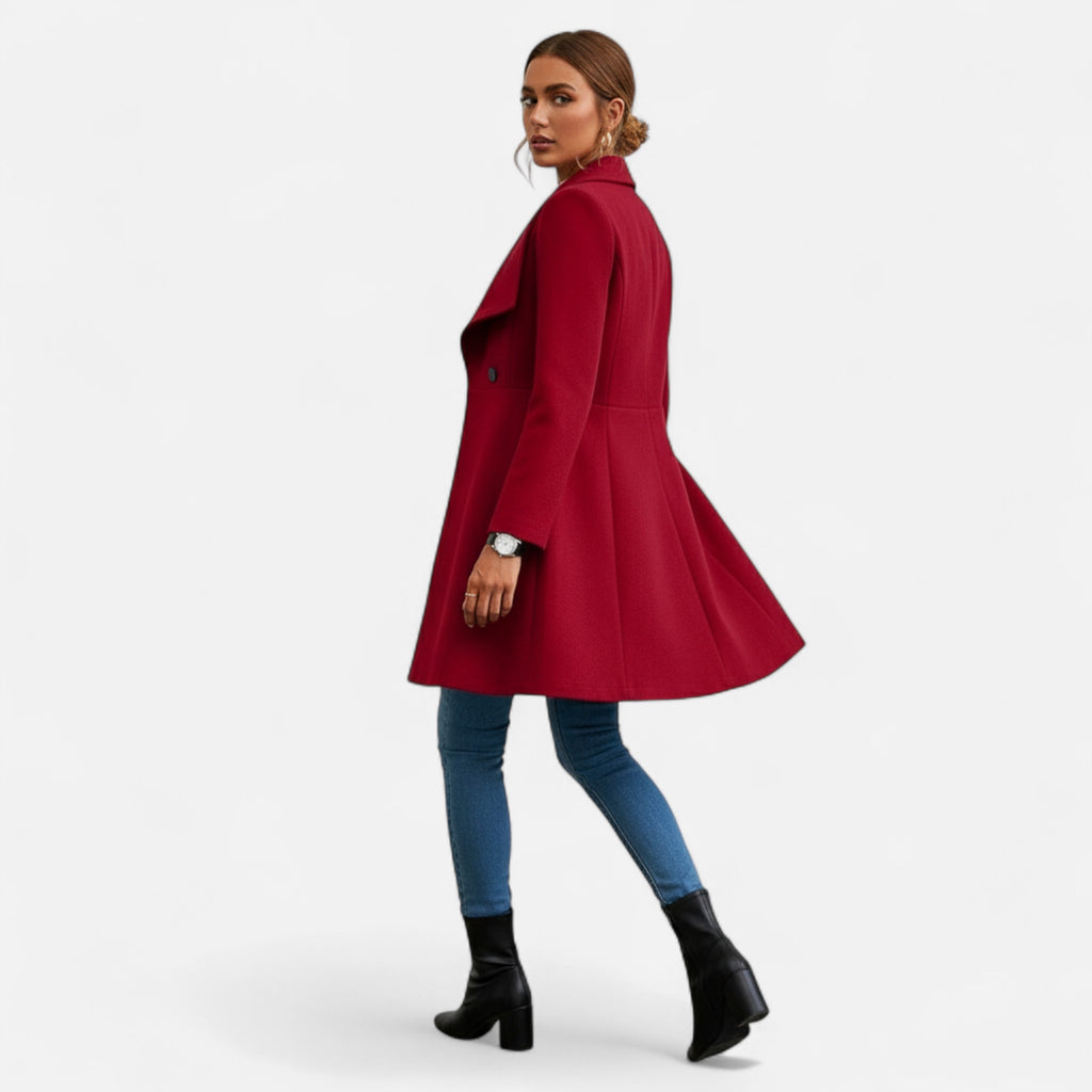 Loranziomode | Manteau Femme à Revers – Chic Classique