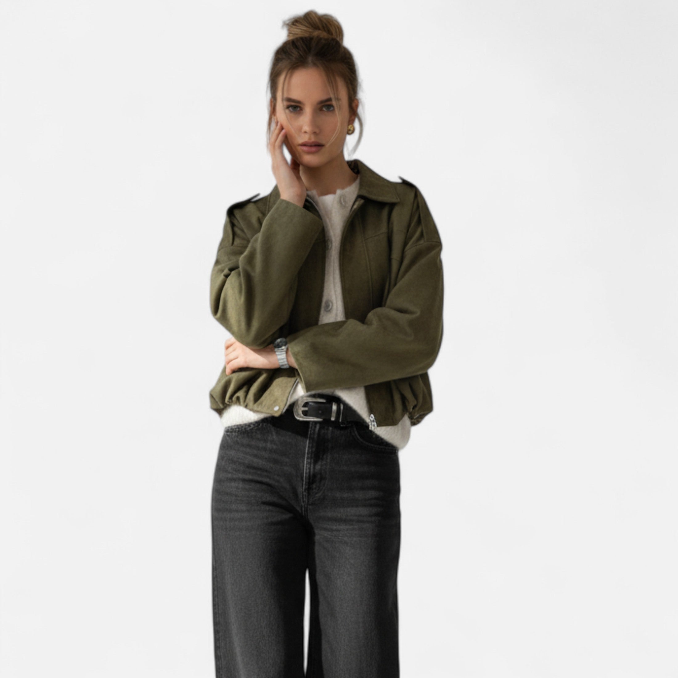 Loranziomode | Veste Femme Col Rabattu Vintage