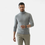 Loranziomode | Pull Homme Col Haut Maille Classique