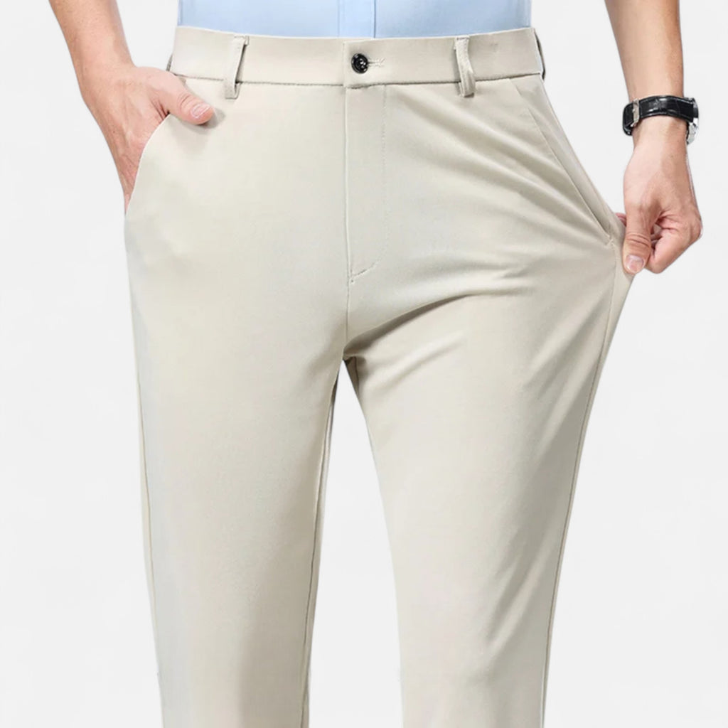 Loranziomode | Pantalon Homme Droit Business Élégance
