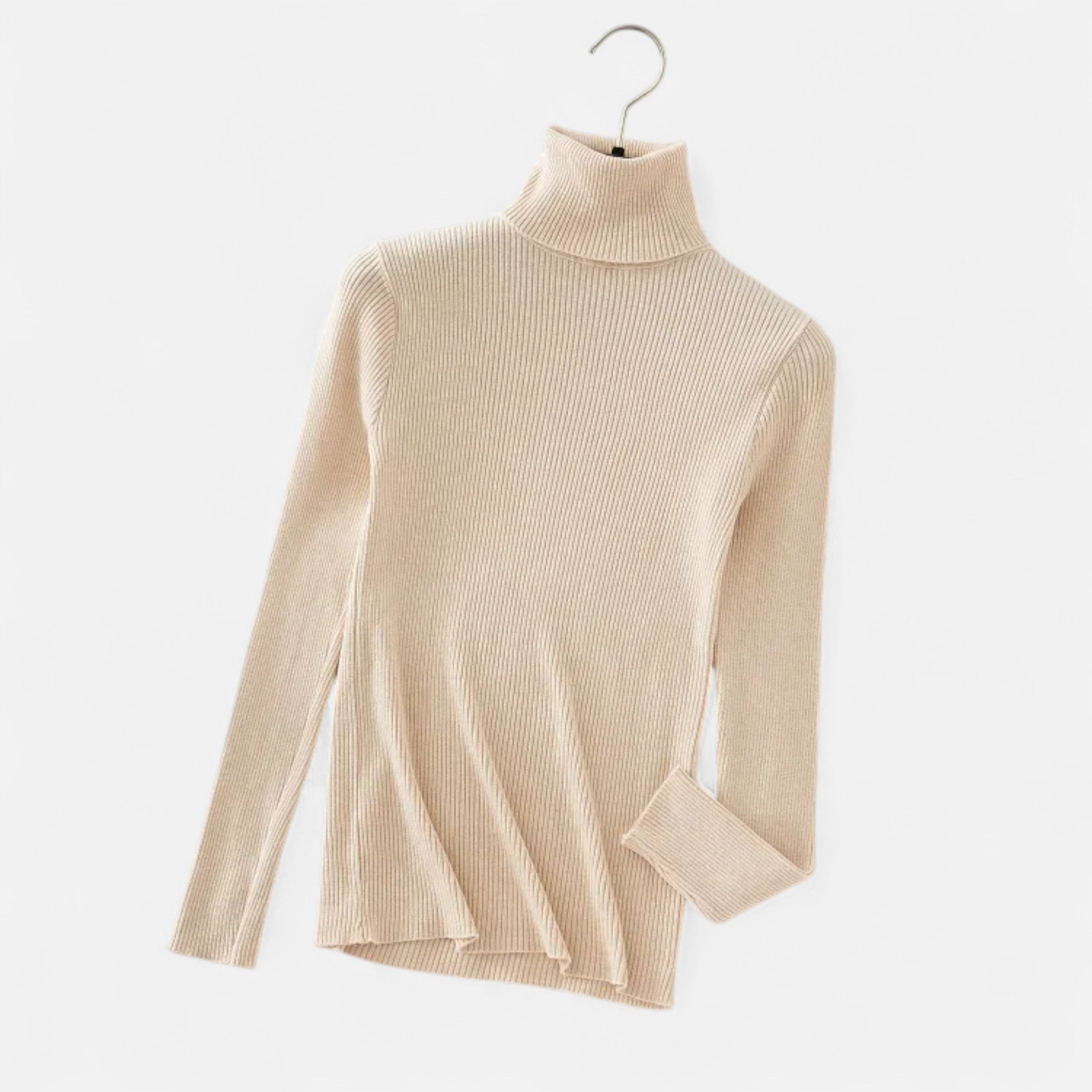 Loranziomode | Pull Femme Col Roulé Maille Fine