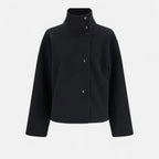 Loranziomode | Veste Femme en Laine – Col Montant Élégant