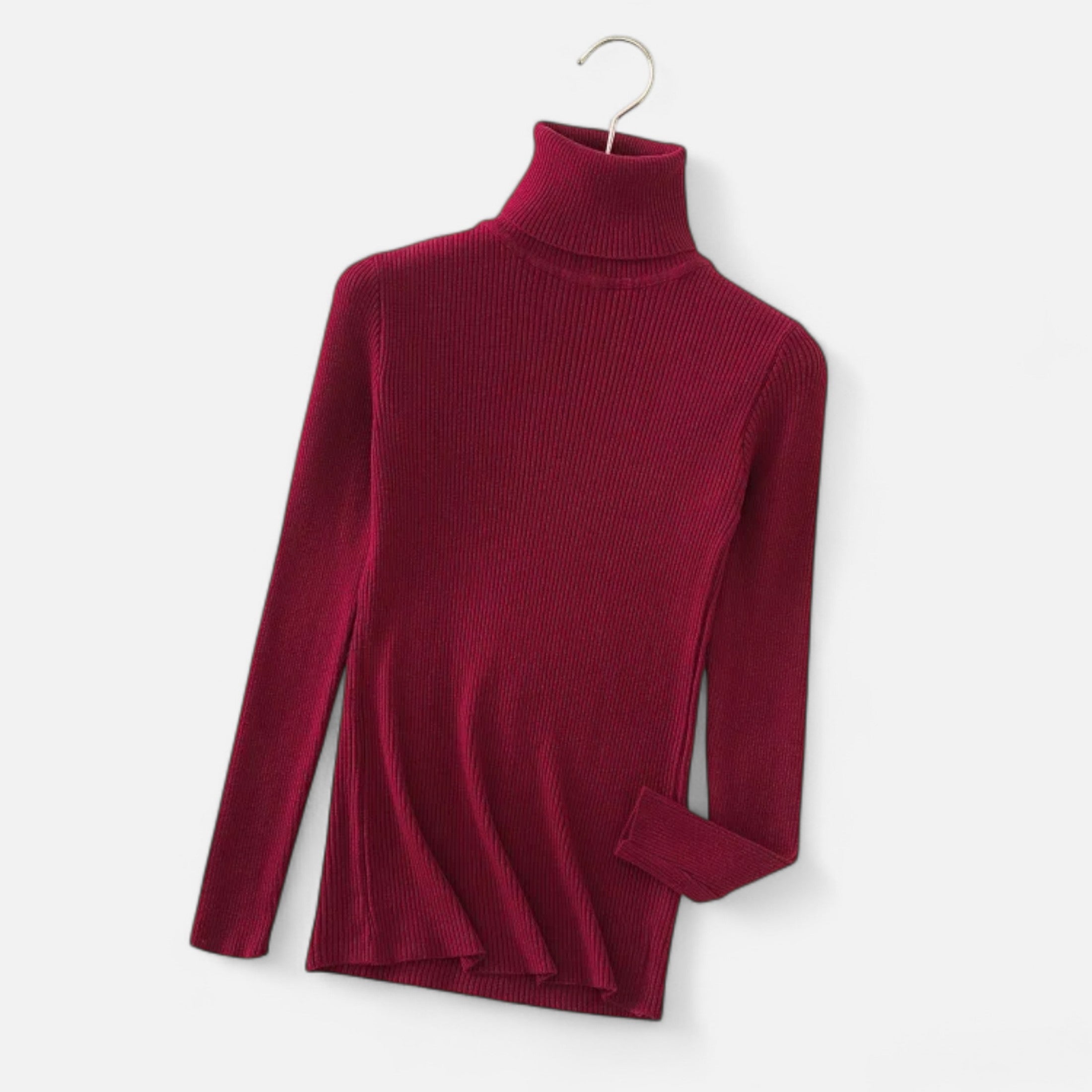 Loranziomode | Pull Femme Col Roulé Maille Fine