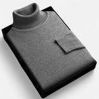 Loranziomode | Pull Homme Col Haut Maille Classique